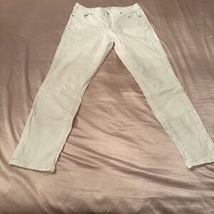 LOFT Women's White Skinny Pants
